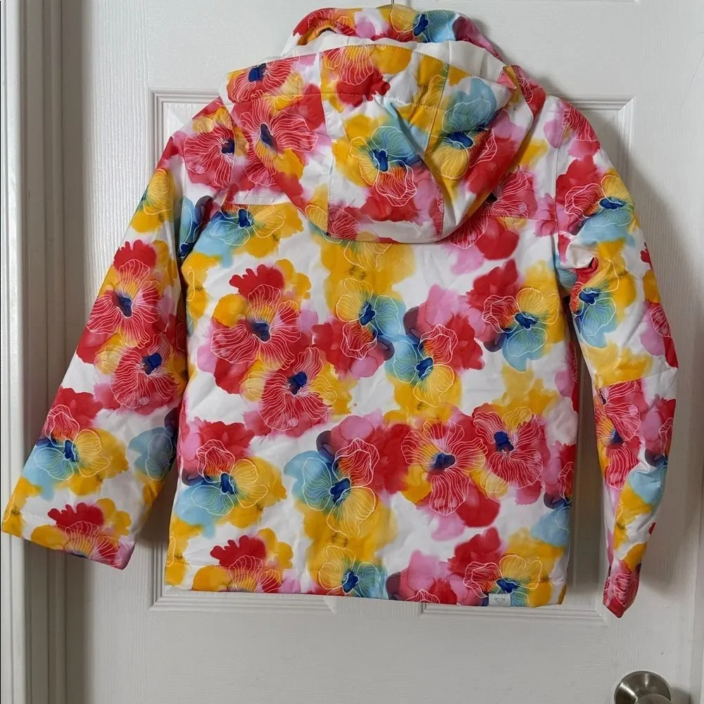 Roxy Kids Colorful Floral Puffer Jacket 10(M) LIKE NEW(zipper stuck)